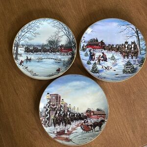 Budweiser World Famous Clydesdales Plate Collection